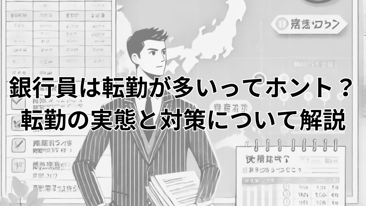 銀行員は転勤が多いってホント？転勤の実態と対策について解説 | タクス 銀行員の学校